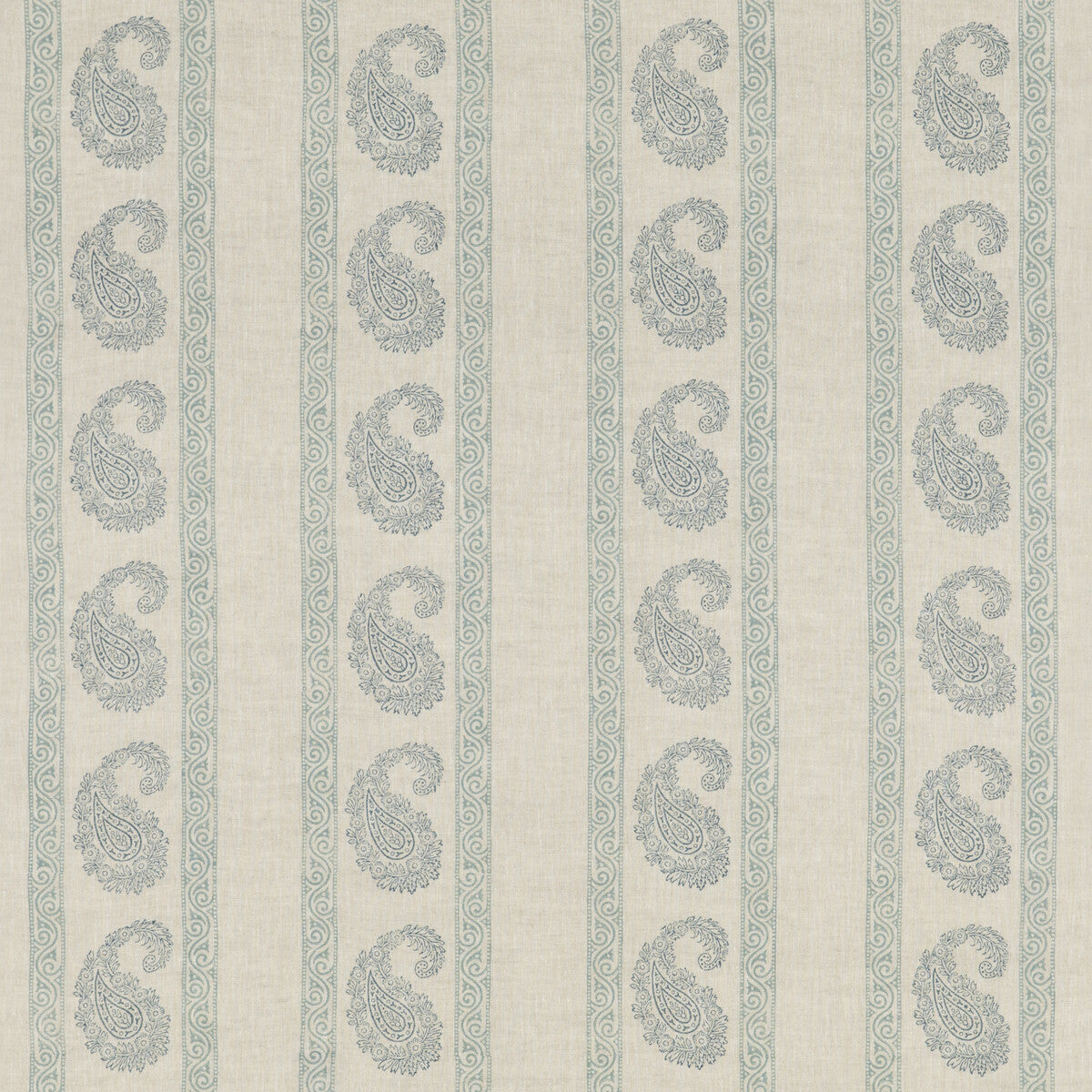 G P & J BAKER BP10919.1.0 VINTAGE PAISLEY BLUE Fabric - Eade's Wallpaper