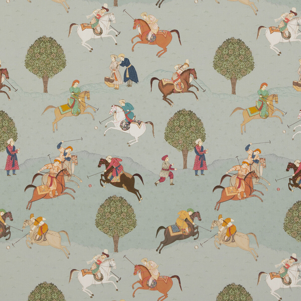 G P & J BAKER BP10925.3.0 CASPIAN AQUA Fabric - Eade's Wallpaper