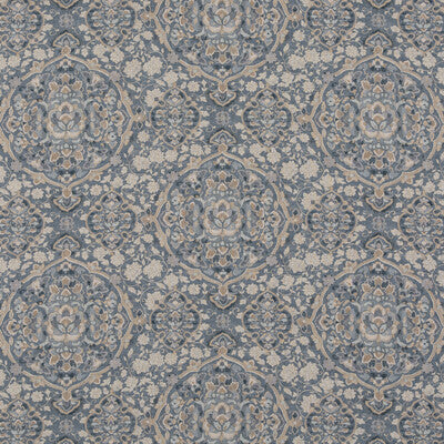 G P & J BAKER BP10928.1.0 KIANA BLUE Fabric - Eade's Wallpaper