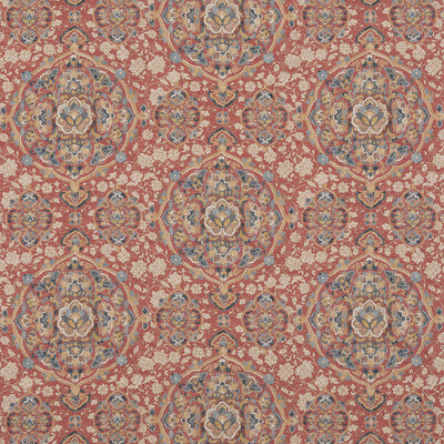 G P & J BAKER BP10928.4.0 KIANA RED/BLUE Fabric - Eade's Wallpaper