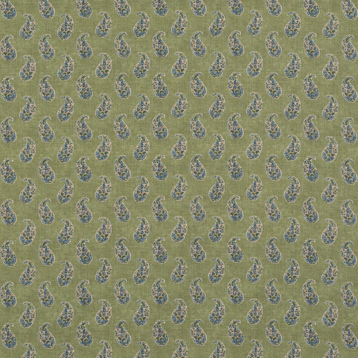 G P & J BAKER BP10930.2.0 PATOLA PAISLEY EMERALD Fabric - Eade's Wallpaper