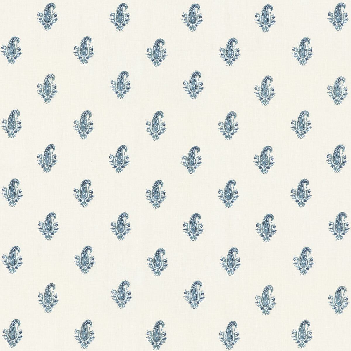 G P & J BAKER BP10934.1.0 PIMLICO INDIGO Fabric - Eade's Wallpaper