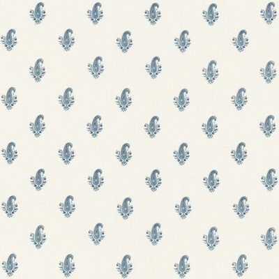 G P & J BAKER BP10934.1.0 PIMLICO INDIGO Fabric - Eade's Wallpaper