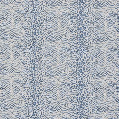 G P & J BAKER BP10952.660.0 CHATTO BLUE Fabric - Eade's Wallpaper