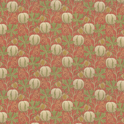 G P & J BAKER BP10981.1.0 PUMPKINS RED/GREEN Fabric - Eade's Wallpaper