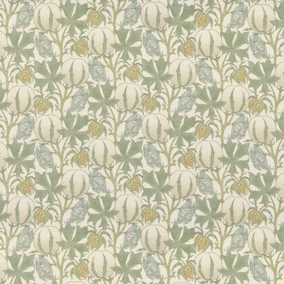 G P & J BAKER BP10981.2.0 PUMPKINS AQUA Fabric - Eade's Wallpaper