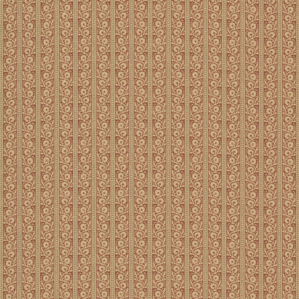 G P & J BAKER BP10999.7.0 BIBURY RED/OLIVE Fabric - Eade's Wallpaper