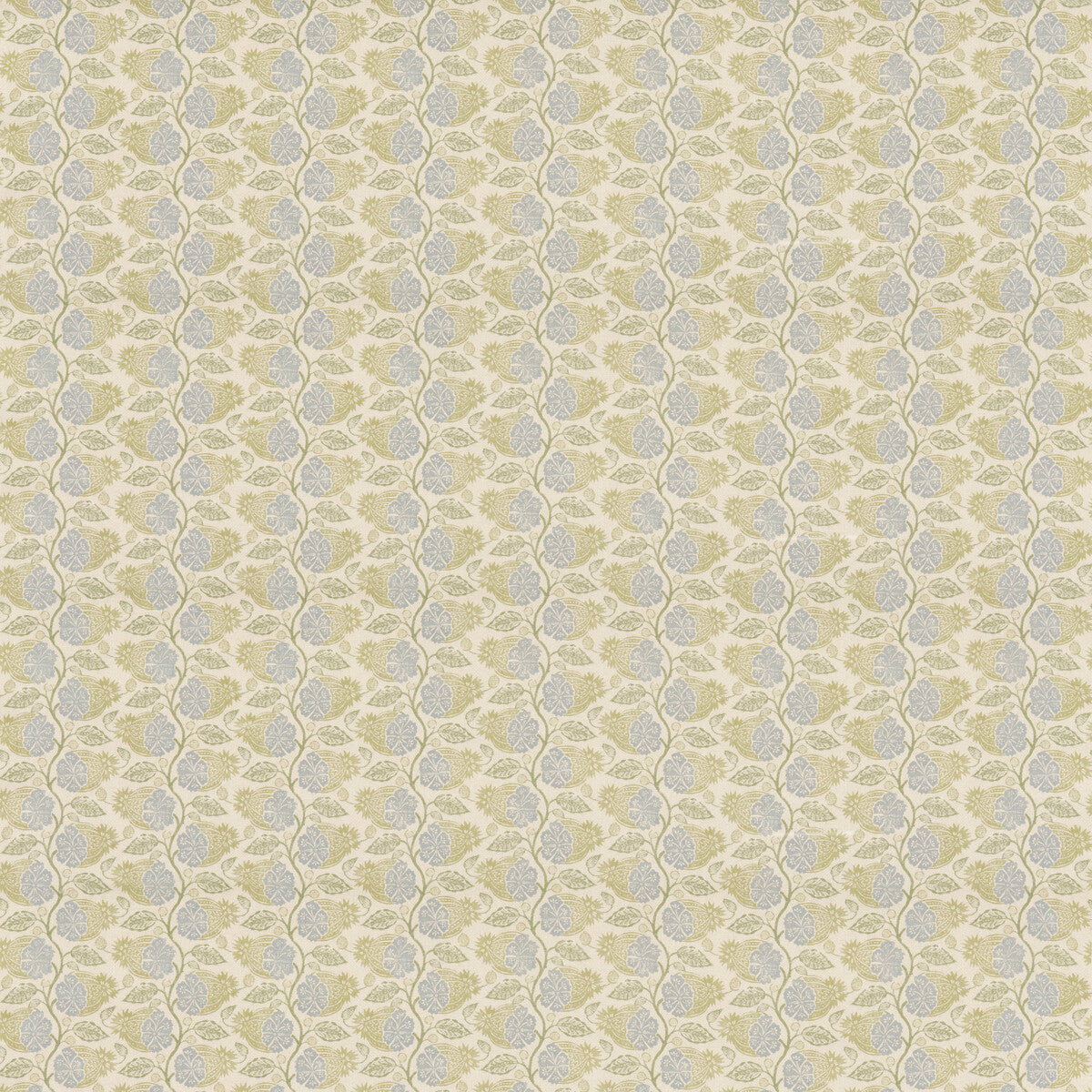 G P & J BAKER BP11000.2.0 CALCOT GREEN/BLUE Fabric - Eade's Wallpaper