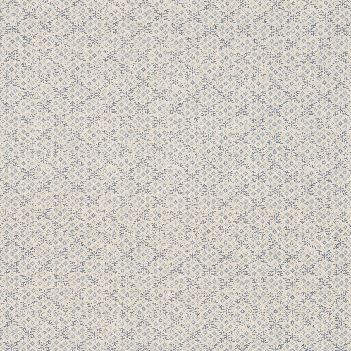 G P & J BAKER BP11001.7.0 GRANTLY BLUE Fabric - Eade's Wallpaper