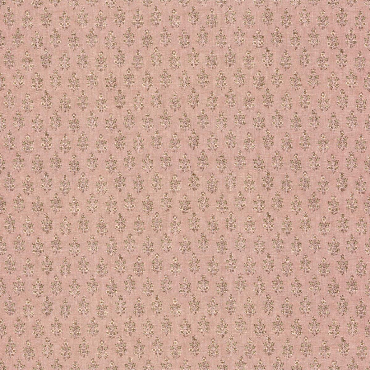 G P & J BAKER BP11003.6.0 POPPY SPRIG BLUSH Fabric - Eade's Wallpaper