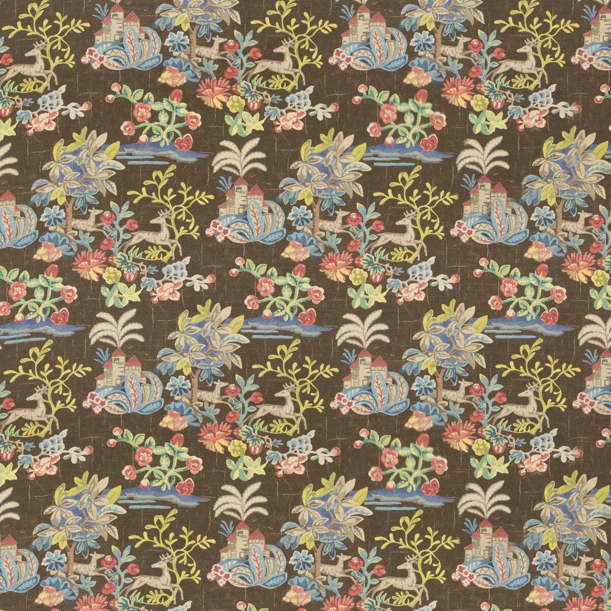 G P & J BAKER BP11048.2.0 KNIGHT'S TALE TEXTURE COCOA Fabric - Eade's Wallpaper