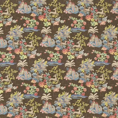 G P & J BAKER BP11048.2.0 KNIGHT'S TALE TEXTURE COCOA Fabric - Eade's Wallpaper