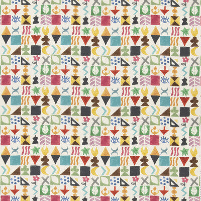 G P & J BAKER BP11049.1.0 POTATO PRINT JEWEL Fabric - Eade's Wallpaper