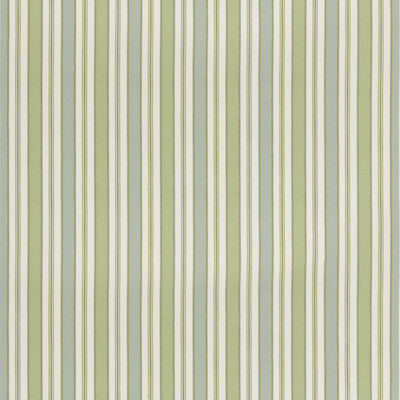G P & J BAKER BP11076.1.0 MELBOURNE STRIPE AQUA/GREEN Fabric - Eade's Wallpaper