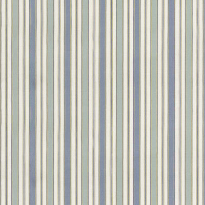 G P & J BAKER BP11076.2.0 MELBOURNE STRIPE BLUE Fabric - Eade's Wallpaper