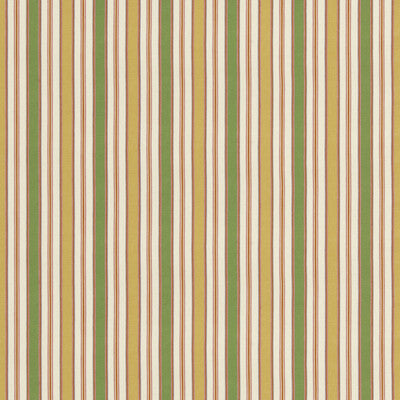 G P & J BAKER BP11076.3.0 MELBOURNE STRIPE EMERALD/YELLOW Fabric - Eade's Wallpaper