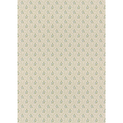 G P & J BAKER POSY BP11105.2.0 in GREEN/AQUA Wallpaper - HOU