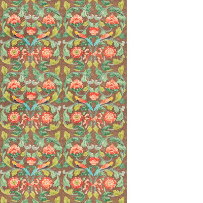 G P & J BAKER TUDOR ROSE BP11135.4.0 in CHOCOLATE Wallpaper