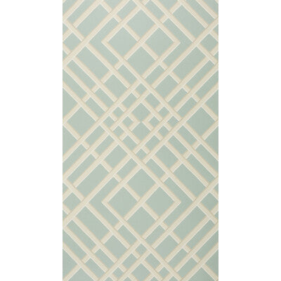 BRUNSCHWIG & FILS BR-60100.15.0 TREILLAGE SIDEWALL GLACIER Wallpaper - Eade's Wallpaper