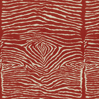 BRUNSCHWIG & FILS BR-79168.19.0 LE ZEBRE RED Fabric - Eade's Wallpaper