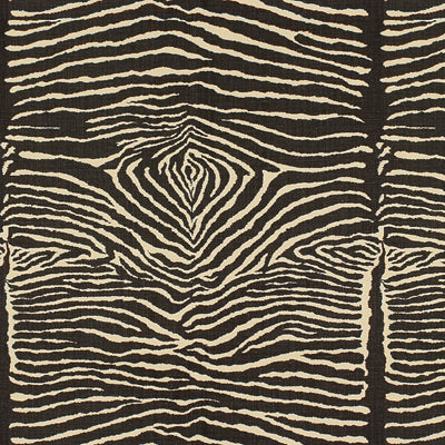 BRUNSCHWIG & FILS BR-79168.81.0 LE ZEBRE BLACK Fabric - Eade's Wallpaper