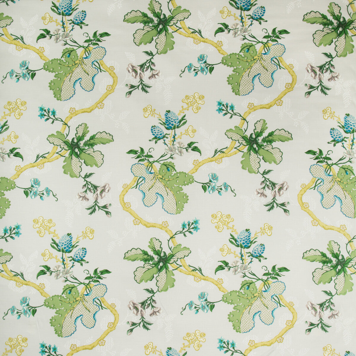 BRUNSCHWIG & FILS BR-79355.113.0 FABRIANO COTTON AND LINEN PRINT GREY Fabric - Eade's Wallpaper