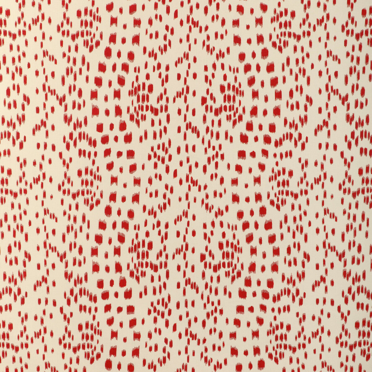 BRUNSCHWIG & FILS BR-79585.166.0 LES TOUCHES COTTON PRINT RED Fabric - Eade's Wallpaper