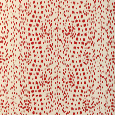 BRUNSCHWIG & FILS BR-79585.166.0 LES TOUCHES COTTON PRINT RED Fabric - Eade's Wallpaper