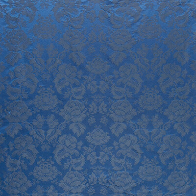 BRUNSCHWIG & FILS BR-81035.55.0 MOULINS DAMASK OCEAN Fabric - Eade's Wallpaper