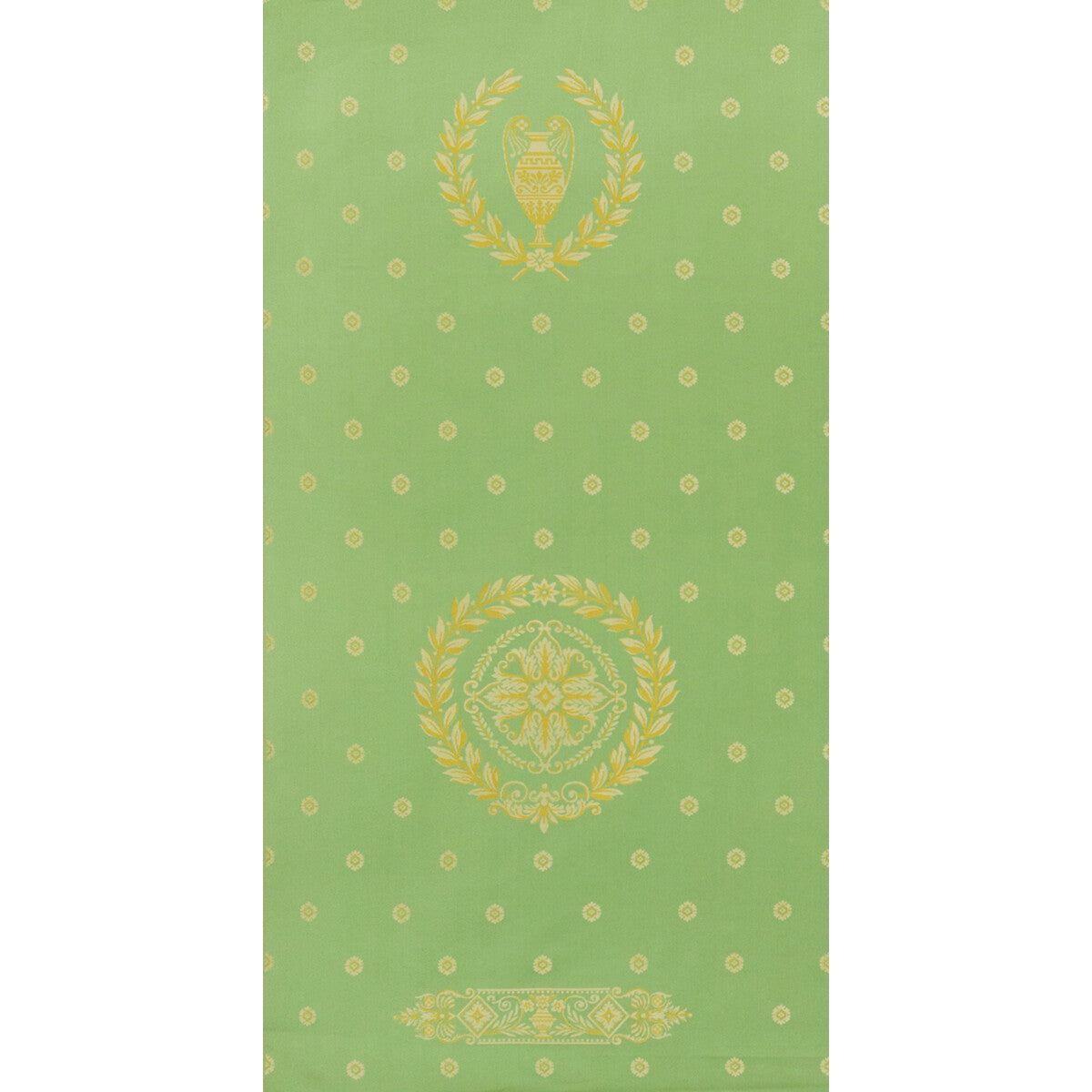 BRUNSCHWIG & FILS BR-81103.04.0 LANNES EMPIRE SEAT AND BACK GREEN Fabric - Eade's Wallpaper