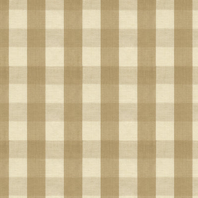 BRUNSCHWIG & FILS BR-89149.16.0 CARSTEN CHECK TAN Fabric - Eade's Wallpaper