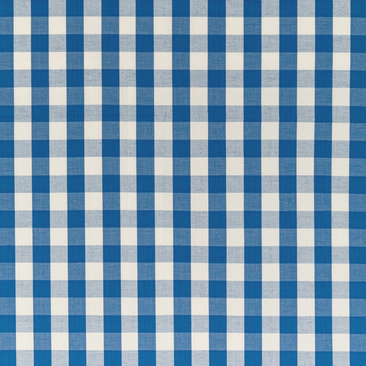 BRUNSCHWIG & FILS BR-89149.5.0 CARSTEN CHECK BLUE Fabric - Eade's Wallpaper