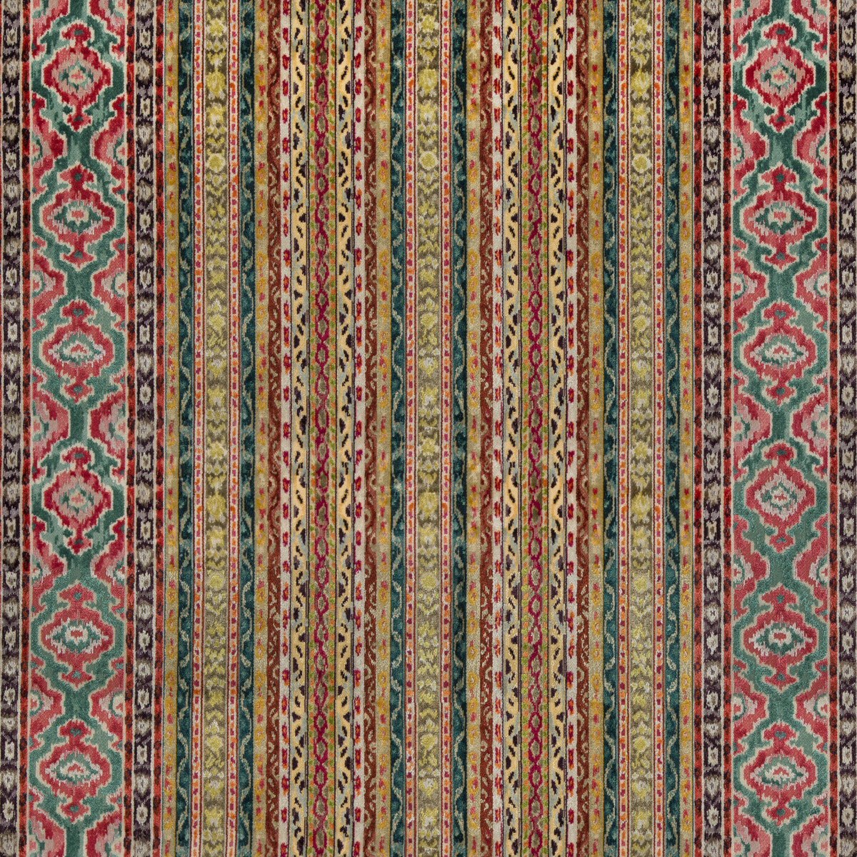 BRUNSCHWIG & FILS BR-89305.953.0 SAVONNERIE VELVET JEWEL Fabric - Eade's Wallpaper