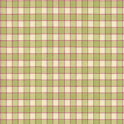 BRUNSCHWIG & FILS BR-89318.3.0 LA SEYNE CHECK APPLE Fabric - Eade's Wallpaper