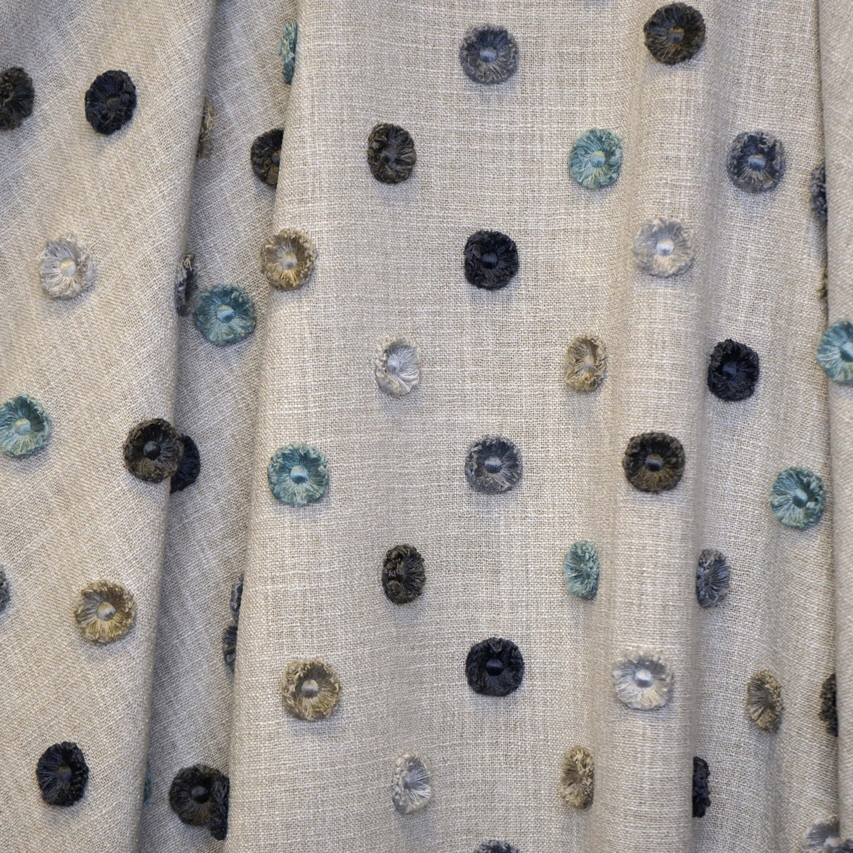 JF Fabrics 66-J9161 BUTTONS Fabric