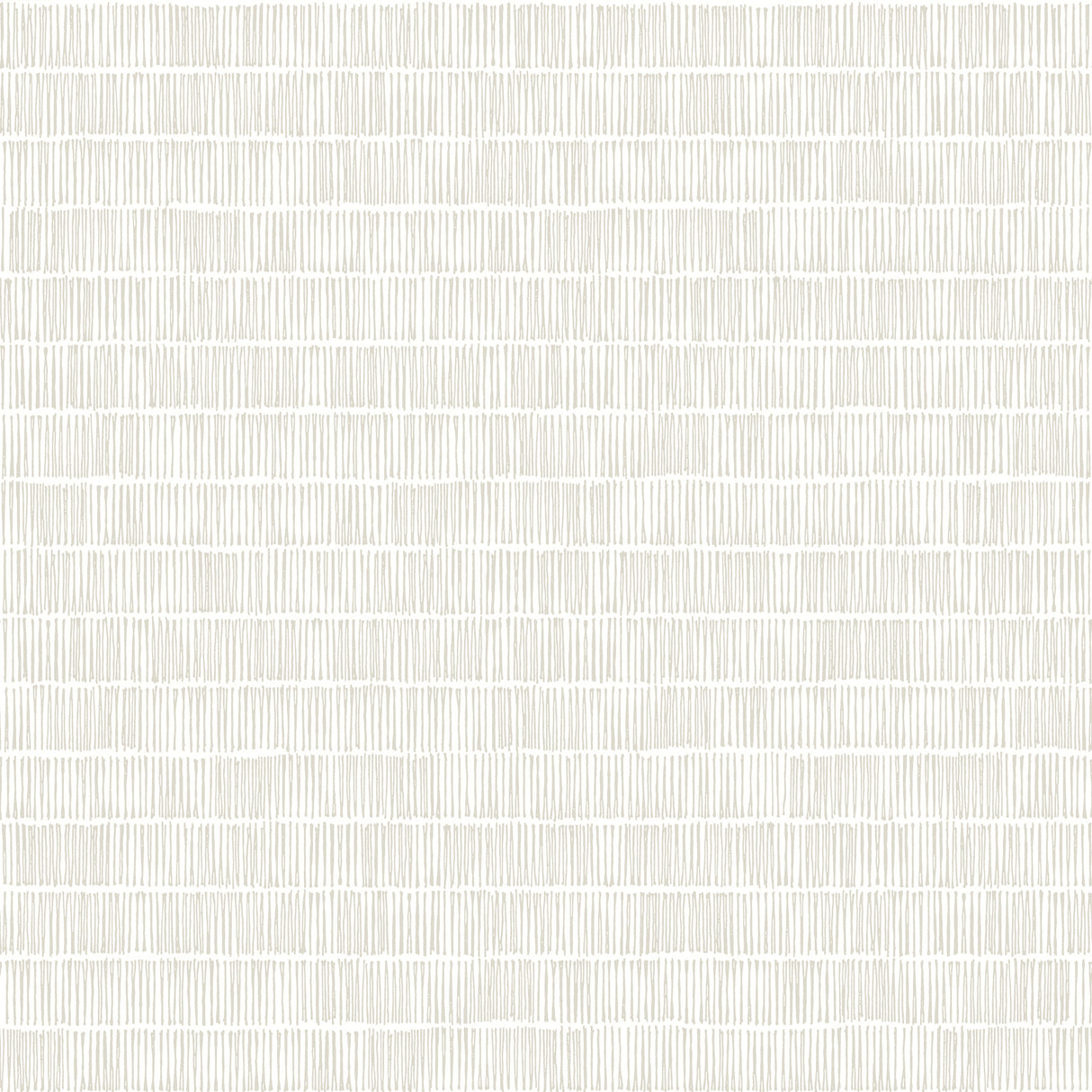 York BW3812 Horizontal Hash Marks White & Cream Wallpaper