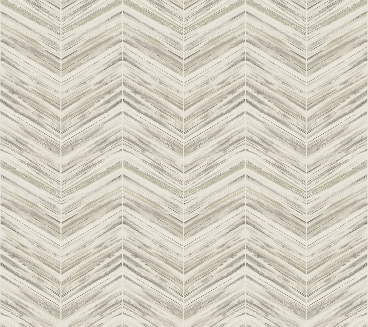 York BW3912 Petite Watercolor Chevron Cream Wallpaper