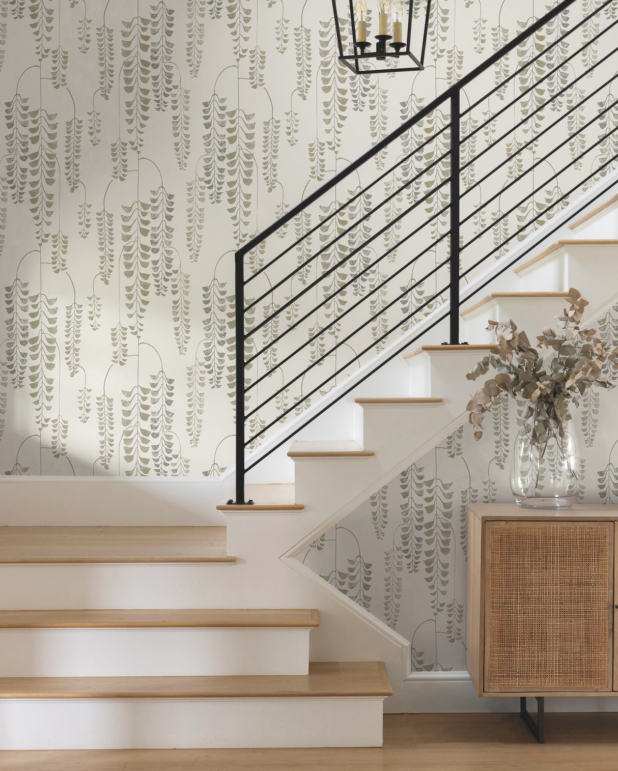 York BW3941 Deco Wisteria Cream & Gold Wallpaper