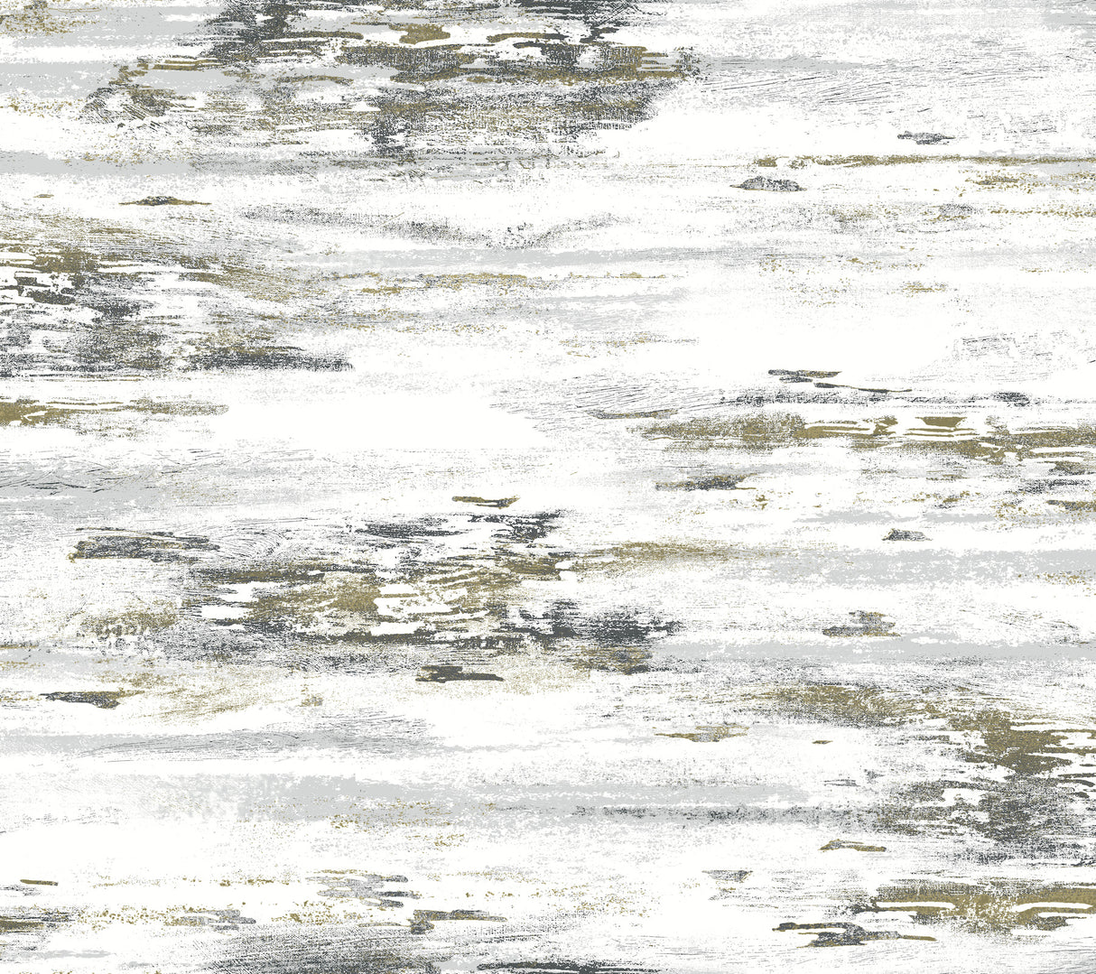 York BW3961 Birch Bark Texture Black & Gold Wallpaper