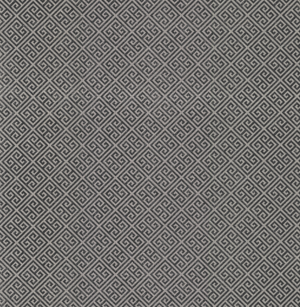 York BW3993 Grecian Geometric Silver & Black Wallpaper