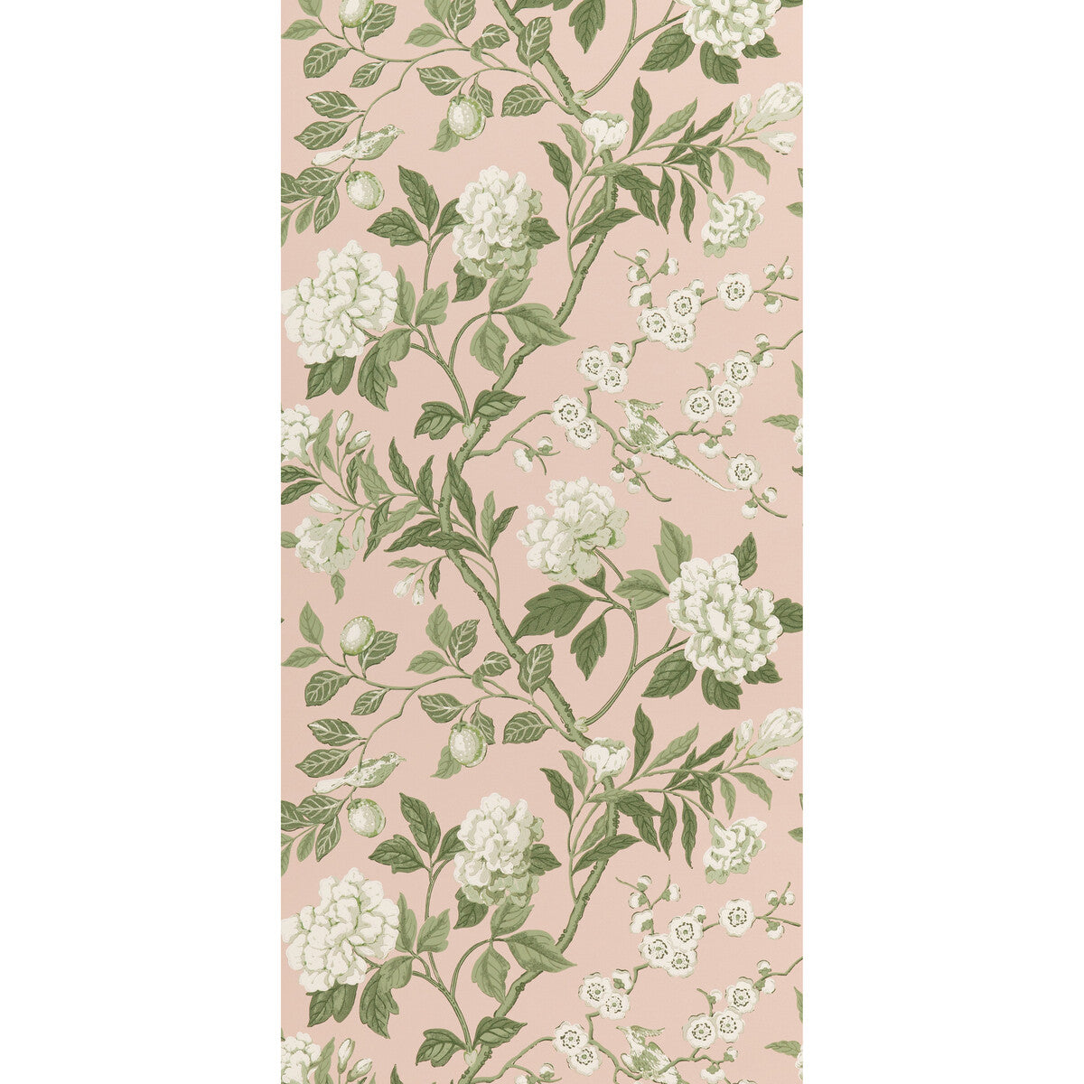G P & J BAKER BW45000.11.0 EMPEROR'S GARDEN BLUSH Wallpaper - Eade's Wallpaper