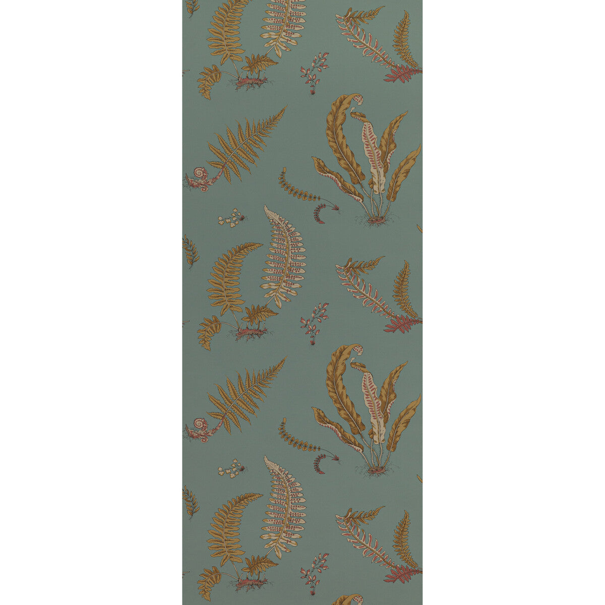 G P & J BAKER BW45044.12.0 FERNS TEAL Wallpaper - Eade's Wallpaper