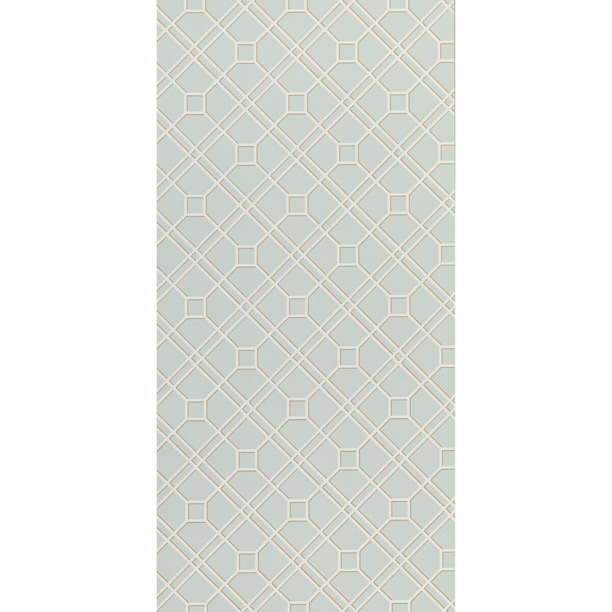 G P & J BAKER BW45071.11.0 LANGDALE TRELLIS SOFT AQUA Wallpaper - Eade's Wallpaper