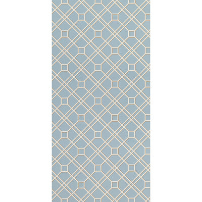 G P & J BAKER BW45071.9.0 LANGDALE TRELLIS SOFT BLUE Wallpaper - Eade's Wallpaper