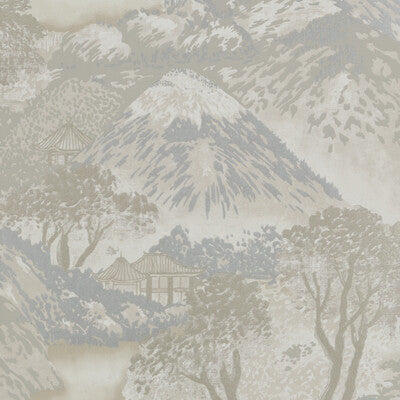 G P & J BAKER BW45073.1.0 EDO IVORY/SILVER Wallpaper - Eade's Wallpaper