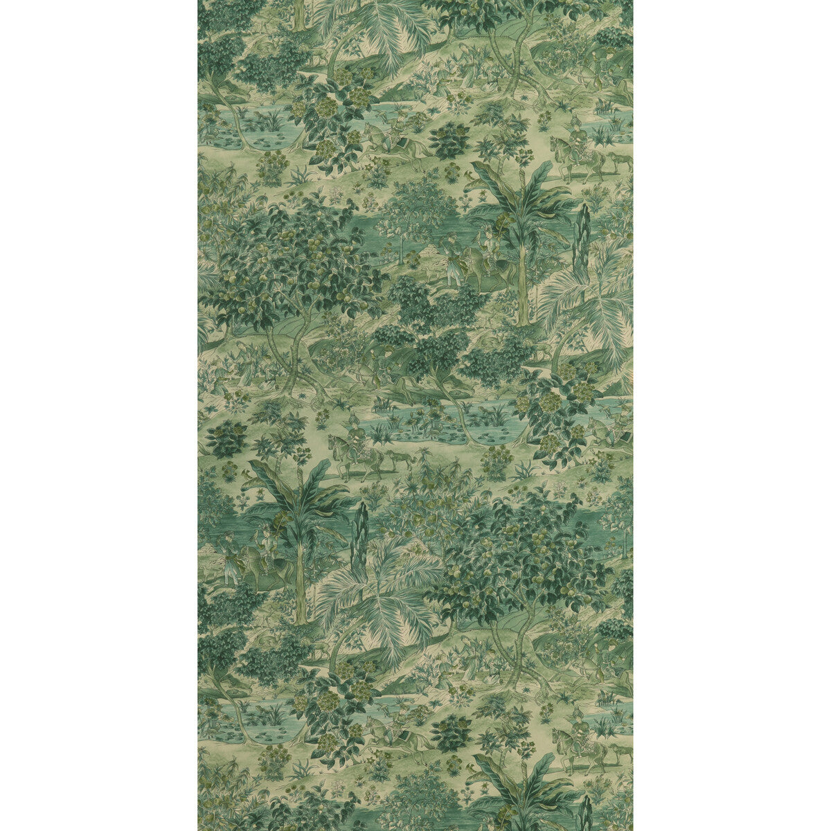 G P & J BAKER BW45088.3.0 RAMAYANA EMERALD Wallpaper - Eade's Wallpaper
