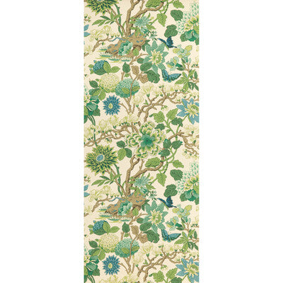 G P & J BAKER BW45092.2.0 MAGNOLIA EMERALD/TEAL Wallpaper - Eade's Wallpaper
