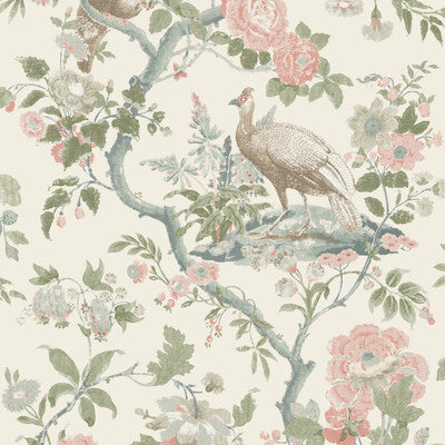 G P & J BAKER BW45096.2.0 BROUGHTON ROSE BLUSH Wallpaper - Eade's Wallpaper