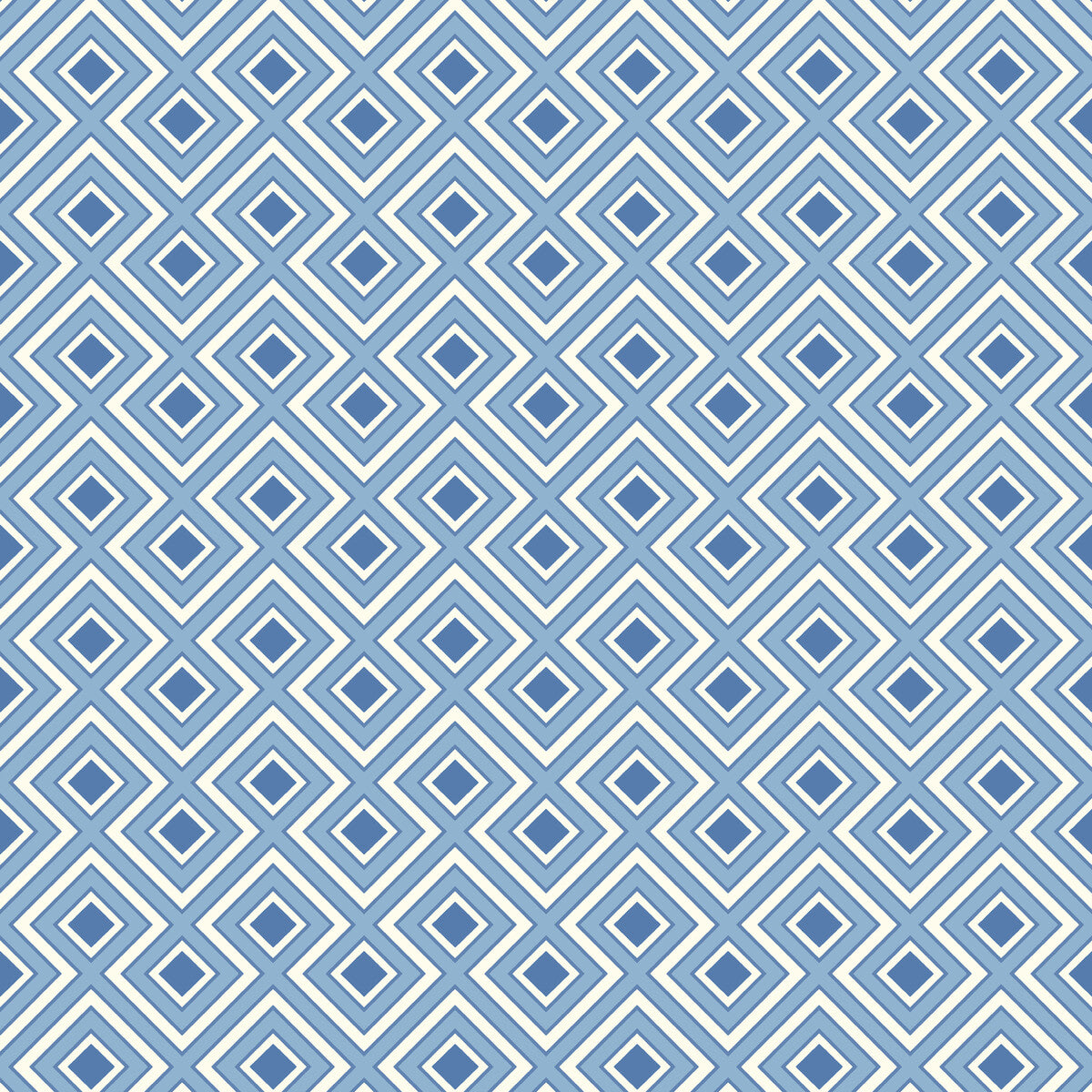 G P & J BAKER BW45098.1.0 LA FIORENTINA SMALL BLUE Wallpaper - Eade's Wallpaper