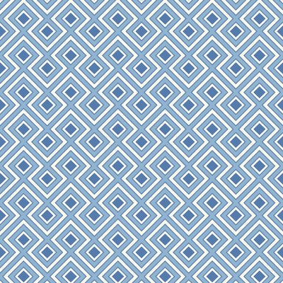 G P & J BAKER BW45098.1.0 LA FIORENTINA SMALL BLUE Wallpaper - Eade's Wallpaper